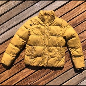 Patagonia Mustard Yellow Puffer Jacket